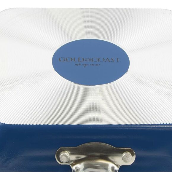 Gold Coast 6" Square Non-Stick Mini Blue Frying Pan with Bonus 8" Spatula - Picture 5 of 7